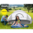 Pop Up Tent Camping Beach Tents 4 Person Portable Hiking Shade Shelter - Tavice