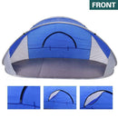 Pop Up Tent Camping Beach Tents 4 Person Portable Hiking Shade Shelter - Tavice