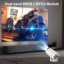 Portable Android Wifi Smart Portable Projector 1280 720P Full HD Office Home Theater Video Mini Projector Home Cinema Outdoor - Tavice