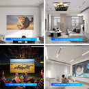 Portable Android Wifi Smart Portable Projector 1280 720P Full HD Office Home Theater Video Mini Projector Home Cinema Outdoor - Tavice