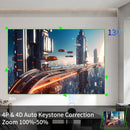 Portable Android Wifi Smart Portable Projector 1280 720P Full HD Office Home Theater Video Mini Projector Home Cinema Outdoor - Tavice
