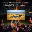 Portable Android Wifi Smart Portable Projector 1280 720P Full HD Office Home Theater Video Mini Projector Home Cinema Outdoor - Tavice