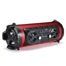 Portable Bluetooth Light Up Party Speaker System USB microSD Aux w/ Mobile Stand - Tavice