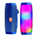 Portable Bluetooth Speaker with Music Light Speaker & Radio (Blue) - Tavice