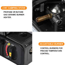 Portable Butane Gas Heater Camping Camp Tent Outdoor Hiking Camper Survival - Tavice