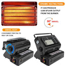 Portable Butane Gas Heater Camping Camp Tent Outdoor Hiking Camper Survival - Tavice