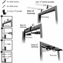 Portable Door Chin Up Workout Bar Pull Up Abs Exercise Doorway Fitness - Tavice