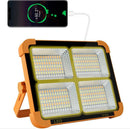 Portable Led Work Solar Light IP66 with Stepless Brightness Job Site Battery Rec - Tavice