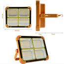 Portable Led Work Solar Light IP66 with Stepless Brightness Job Site Battery Rec - Tavice
