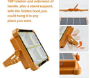 Portable Led Work Solar Light IP66 with Stepless Brightness Job Site Battery Rec - Tavice
