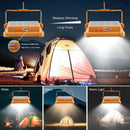 Portable Led Work Solar Light IP66 with Stepless Brightness Job Site Battery Rec - Tavice