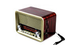 Portable Retro Radio AM FM SW Bluetooth Speaker TF Card Slot Rechargeable - Tavice