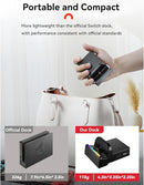 Portable TV Dock for Nintendo Switch 2 / Switch 1 / Switch OLED | 4K HDMI, USB 3.0, USB - C Power, RGB Light - Tavice