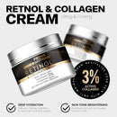 PROVE NOTHING Anti - Aging Retinol Cream for Face with Collagen & 5% Hyaluronic Acid Day & Night Moisturiser for All Skin Types (50ml) | DESIGNED IN AUSTRALIA - Battery Mate