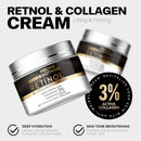 PROVE NOTHING Anti - Aging Retinol Cream for Face with Collagen & 5% Hyaluronic Acid Day & Night Moisturiser for All Skin Types (50ml) | DESIGNED IN AUSTRALIA - Tavice