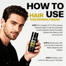 PROVE NOTHING Hair Fibres (28g) Instantly Fuller, Thicker Look Windproof & Sweatproof | Women and Men | Designed in Australia (Medium Brown) - Battery Mate
