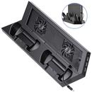 PS4 Stand Dock Controller Charger Cooling Fan Hub USB For Playstation 4 PS4 Slim - Tavice