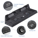 PS4 Stand Dock Controller Charger Cooling Fan Hub USB For Playstation 4 PS4 Slim - Tavice