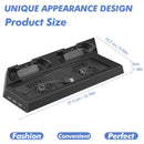 PS4 Stand Dock Controller Charger Cooling Fan Hub USB For Playstation 4 PS4 Slim - Tavice