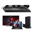 PS4 Stand Dock Controller Charger Cooling Fan Hub USB For Playstation 4 PS4 Slim - Tavice