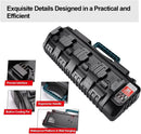 Rapid 4 Port Charger for Milwaukee 18V Battery M18 Charger【Fireproof material】 - Tavice