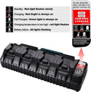 Rapid 4 Port Charger for Milwaukee 18V Battery M18 Charger【Fireproof material】 - Tavice