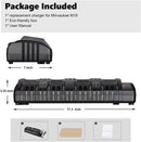 Rapid 4 Port Charger for Milwaukee 18V Battery M18 Charger【Fireproof material】 - Tavice
