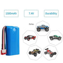 Rechargeable 18650 7.4V 1500mAh Li - Ion Battery Pack – Replacement for WL Toys 12427/12428 Series - Tavice