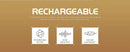 Rechargeable Digital Hearing Aid Behind The Ear | Sound Amplifier Invisible | Noise Reduction Chip - Tavice