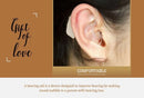 Rechargeable Digital Hearing Aid Behind The Ear | Sound Amplifier Invisible | Noise Reduction Chip - Tavice