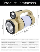 Rechargeable Solar Camping Lantern & LED Flashlight – 9 Light Modes - Battery Mate