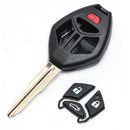 Remote Key Shell Case 4 Button fits Mitsubishi 380 2005 2006 2007 2008 Uncut - Tavice