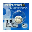 RENATA 315/SR716SW Watch Battery - 1 pack - Tavice