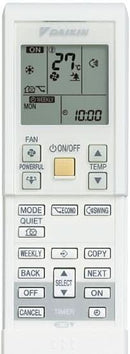 Replacement Remote Control Compatible With Daikin Air Conditioner Model ARC452A4 - Tavice