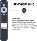 Replacement Remote Control for TCL 4K & 8K Smart TVs – RC902V FAR1/FMR2 Compatible (No Voice Function) - Tavice