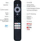 Replacement Remote Control for TCL 4K & 8K Smart TVs – RC902V FAR1/FMR2 Compatible (No Voice Function) - Tavice