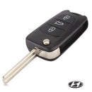 Replacement remote Flip car key shell suitable for HYUNDAI i20 i30 i35 - Tavice