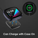 Replacement USB Charging Charger Cable Dock for Fitbit Versa 3/Sense Smartwatch - Tavice