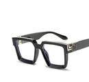 Retro Millionaire Sunglasses Square Metal Punk Rock Glasses - Tavice