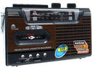 Retro Tape Recorder Cassette Player Outdoor Speaker AM FM SW1 SW2 Radio Single Tape - Tavice