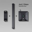 RGB Earphone Gaming Headset Holder Hanger Headphone Stand with 3.5mm 2 USB Ports - Tavice