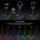 RGB Earphone Gaming Headset Holder Hanger Headphone Stand with 3.5mm 2 USB Ports - Tavice
