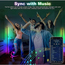 RGB LED Floor Corner Lamp Light Stand Bluetooth Streaming Gaming Decoration AU - Tavice