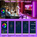 RGB LED Floor Corner Lamp Light Stand Bluetooth Streaming Gaming Decoration AU - Tavice