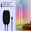 RGB LED Floor Corner Lamp Light Stand Bluetooth Streaming Gaming Decoration AU - Tavice