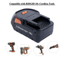RIDGID Compatible AEG 18V 7000mAh Li-Ion Battery R840087 R840086 R840085 L1830R L1850R - Tavice