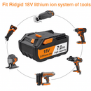 RIDGID Compatible AEG 18V 7000mAh Li - Ion Battery R840087 R840086 R840085 L1830R L1850R - Tavice