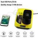 Ryobi One Plus Battery Charger P117 Replacement | 18V-12V Dual Chemistry IntelliPort - Tavice