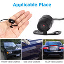 Weatherproof reverse camera close-up