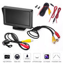 Reverse view display on monitor
